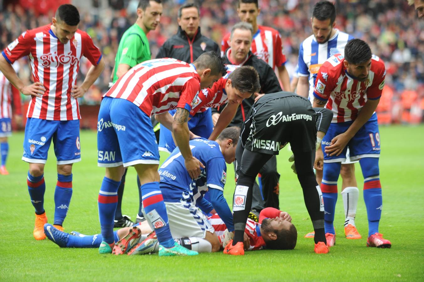 Sporting-Alavés, en imágenes