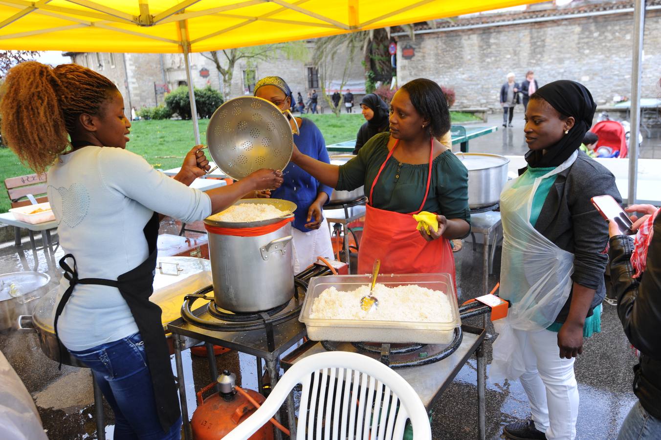 Despedida de Gora Gasteiz en el centro de Vitoria