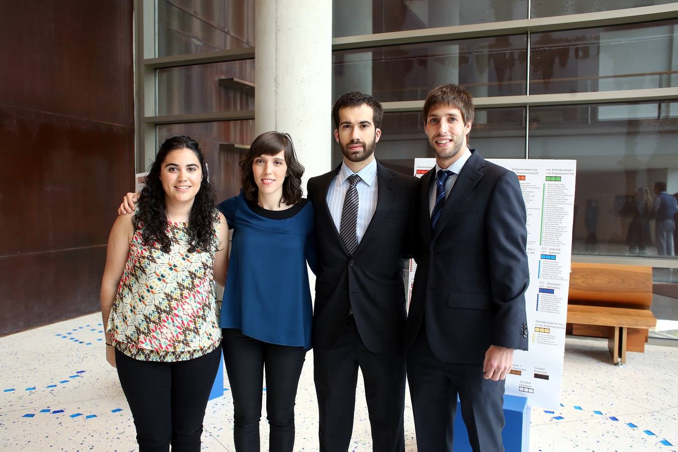 Ana Martín, Laura Fernández, Agustín Prieto y Álvaro Aduna.