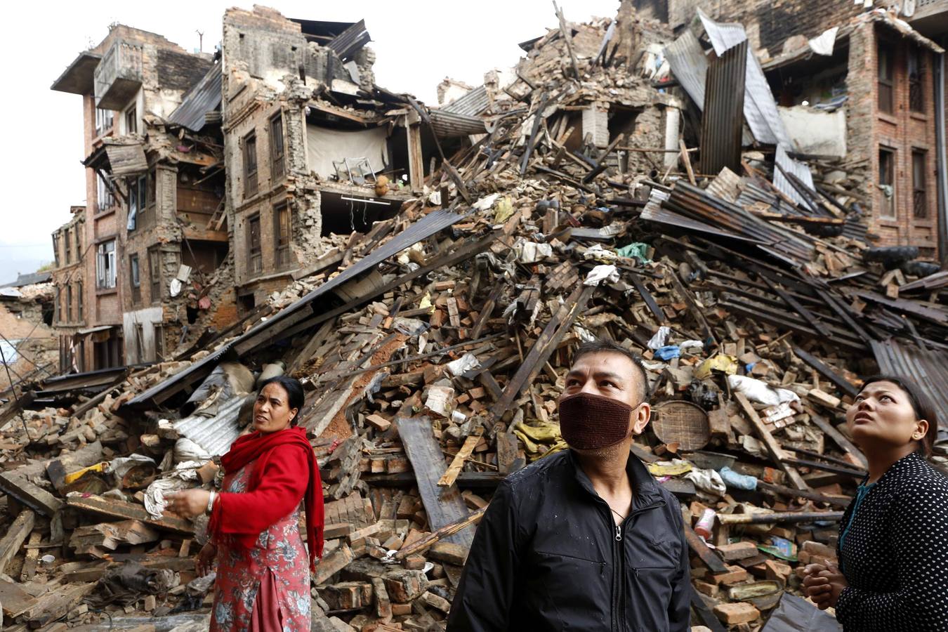 La devastación en Nepal