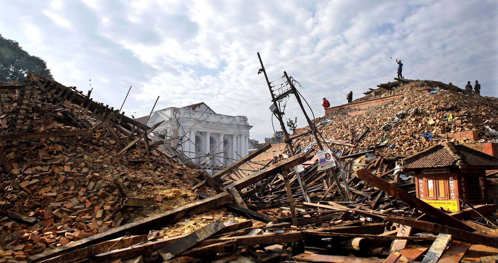 La devastación en Nepal