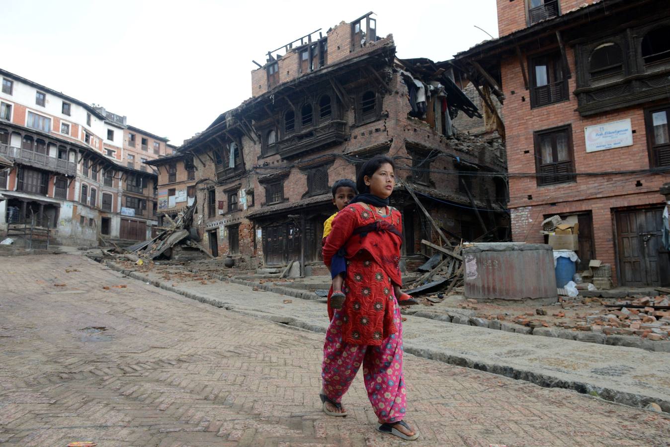 La devastación en Nepal