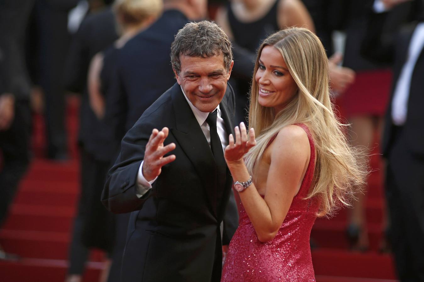 Antonio Banderas presume de su espectacular novia en Cannes