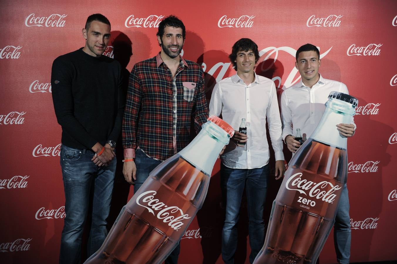 Axel Hervelle, Álex Mumbrú, Ander Iturraspe y Óscar de Marcos.