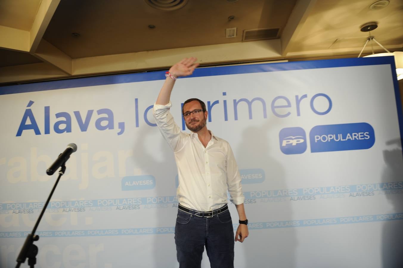 La noche electoral del PP en Vitoria