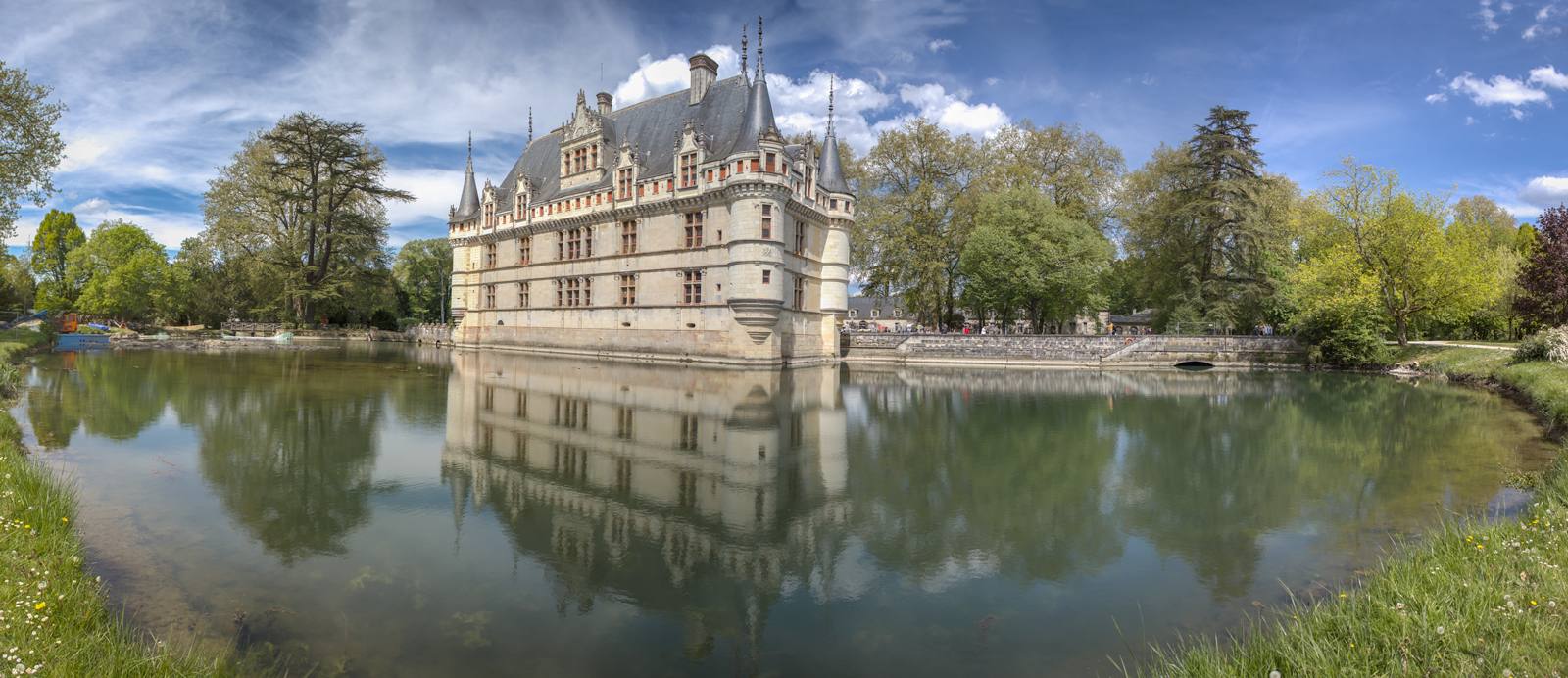 Castillo de Azay-le-Rideau, en Francia.