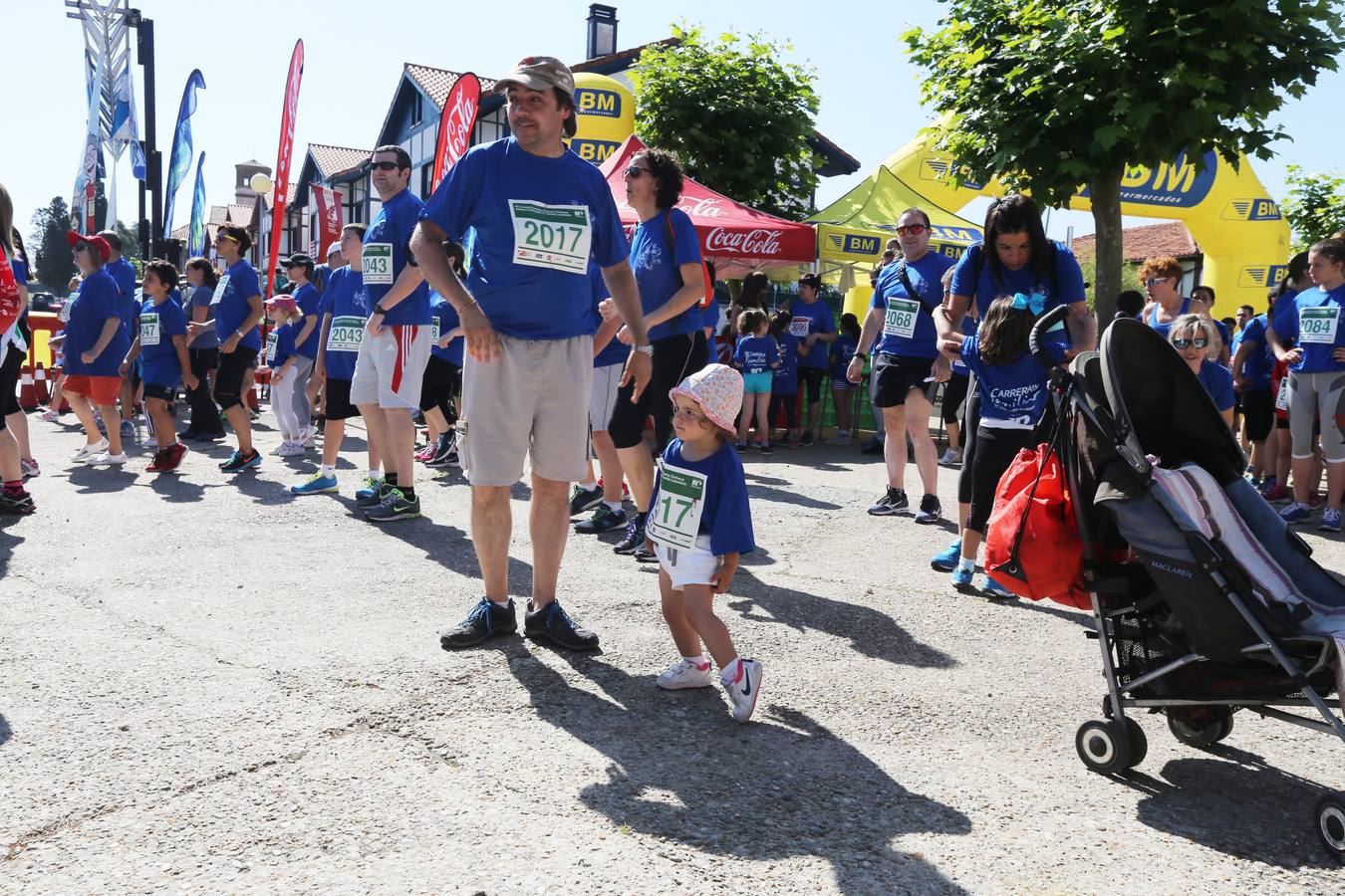 600 personas acuden a la Carrera Familiar de Abanto-Zierbena