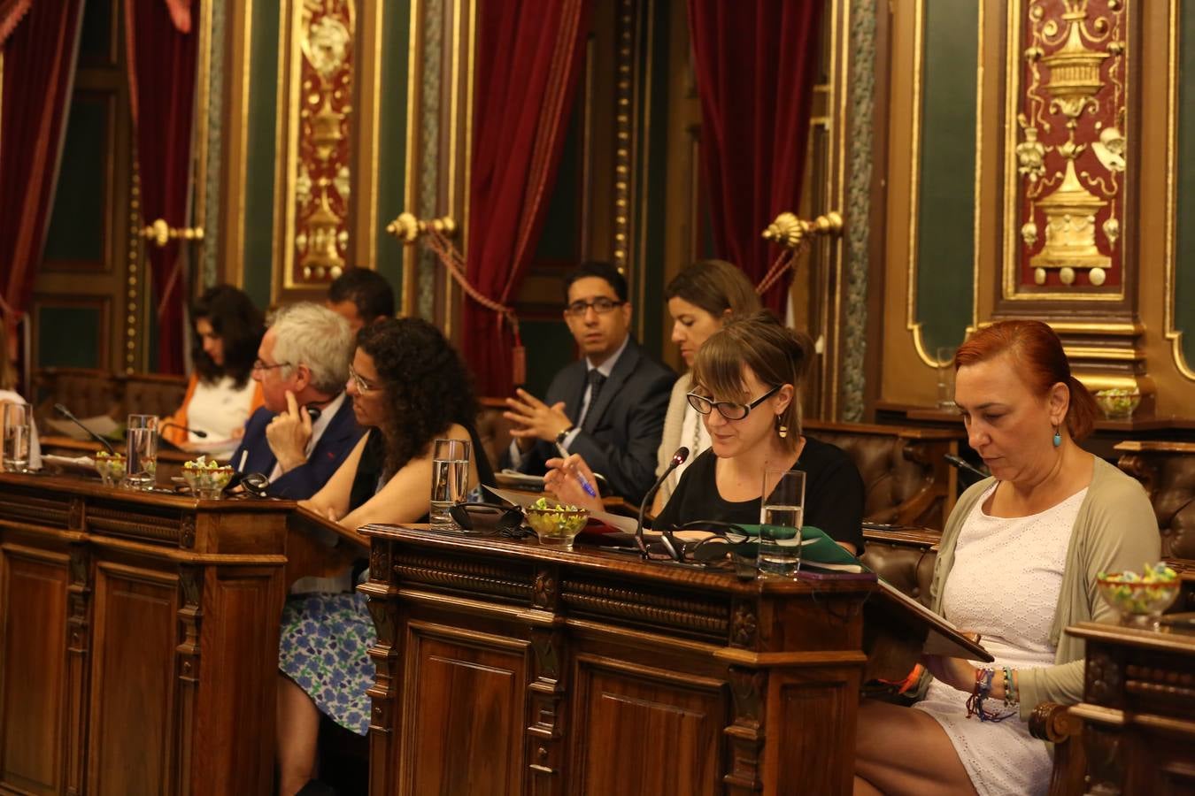 El primer pleno de Juan Mari Aburto como alcalde de Bilbao