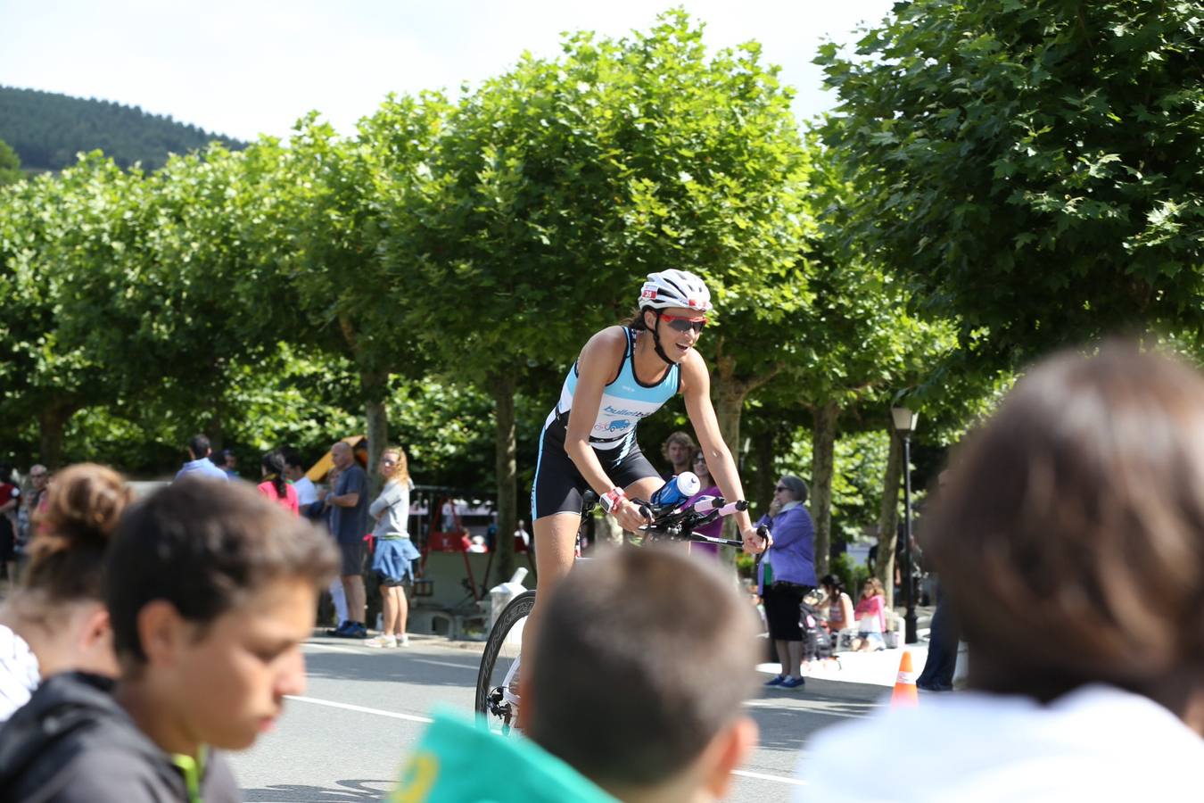 Prueba de ciclismo del Triatlon de Vitoria 2015