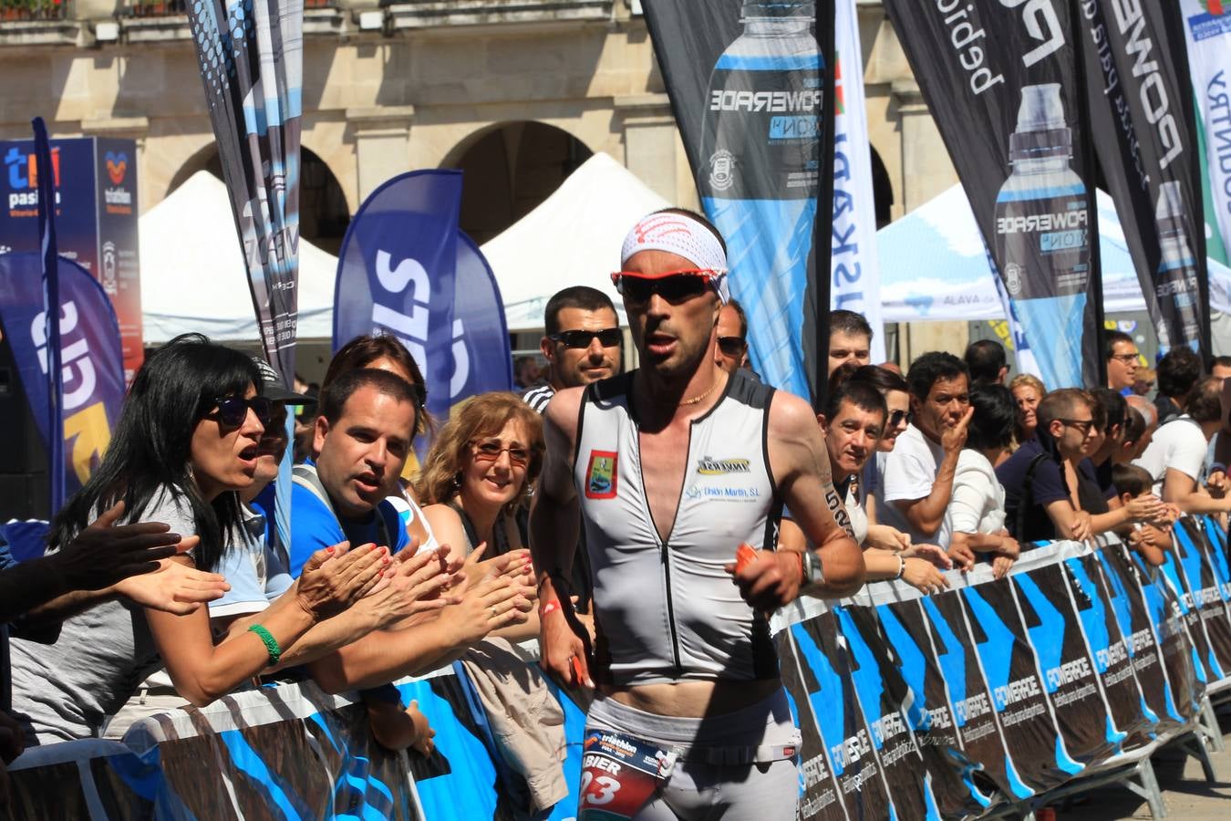 Triatlón de Vitoria, sufrimiento con recompensa