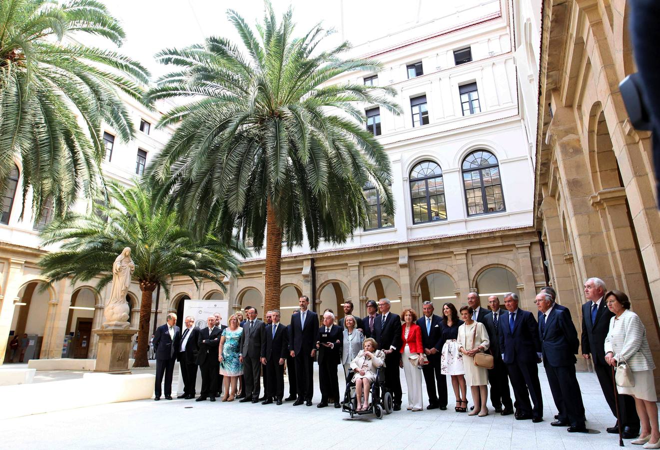 La visita de Felipe VI a Bilbao, en imágenes