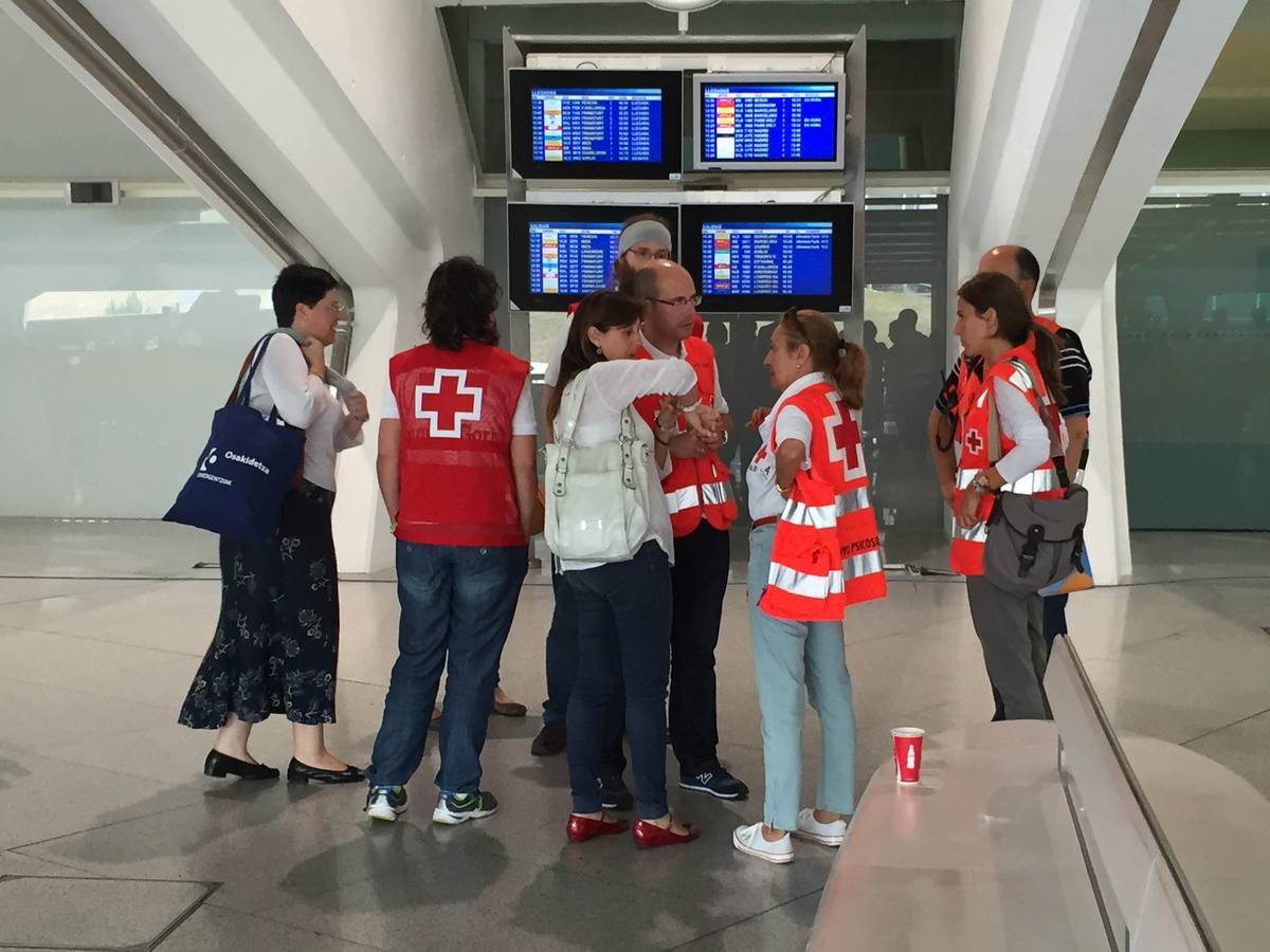 Los jóvenes del accidente de Francia emprenden su viaje a Euskadi