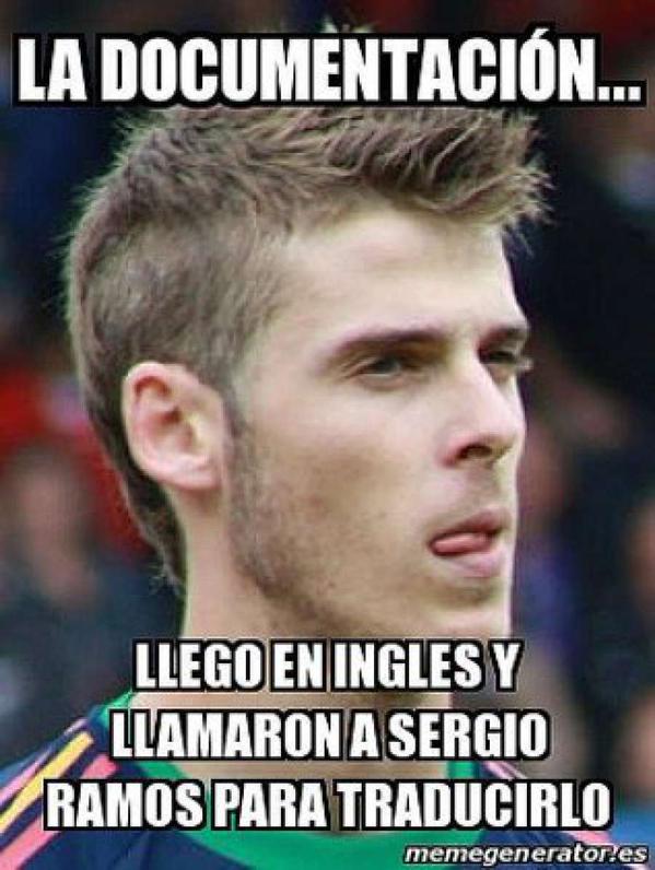 La red saca los colores al caso De Gea a golpe de meme