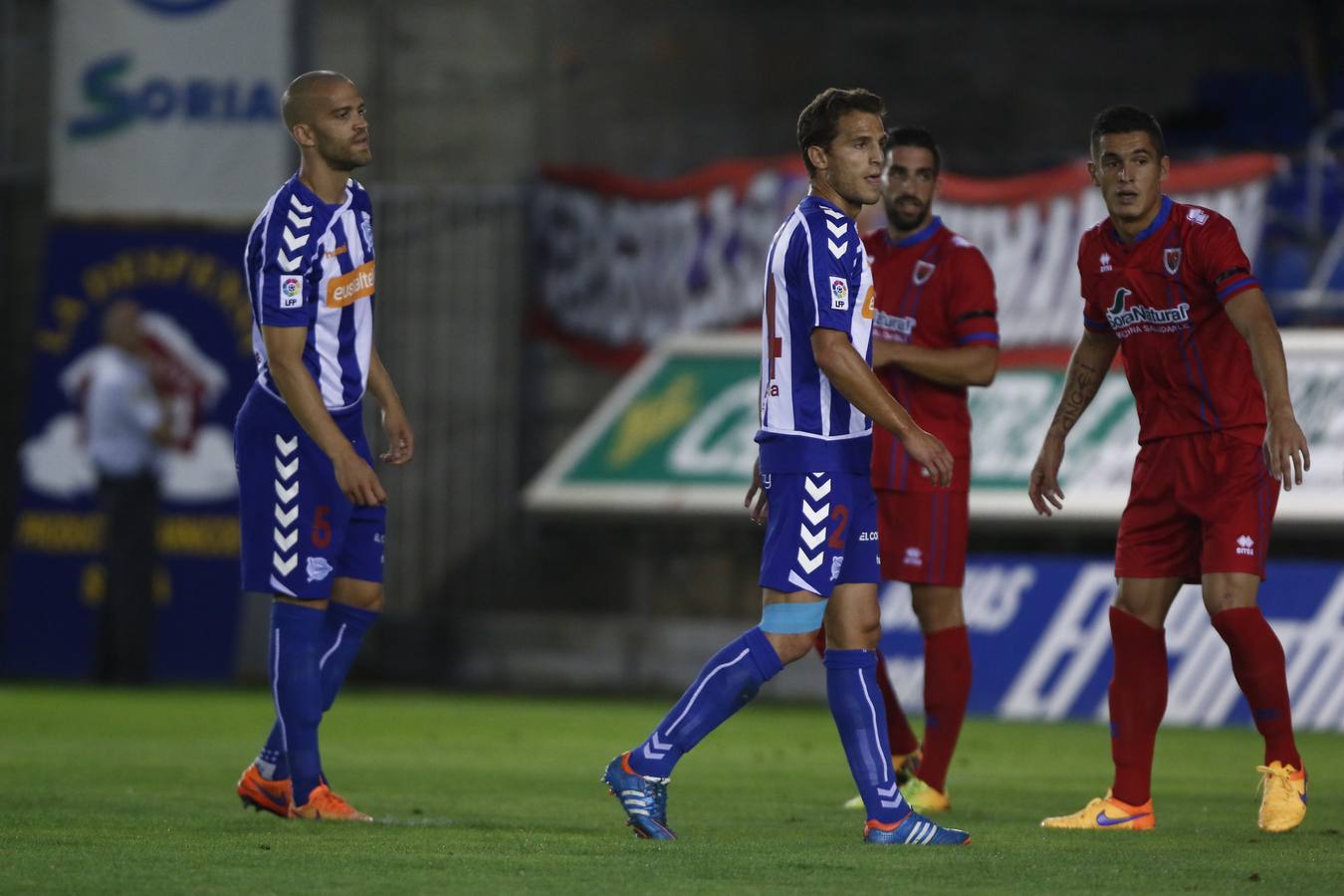 Partido de Copa entre el Numancia y el Alavés