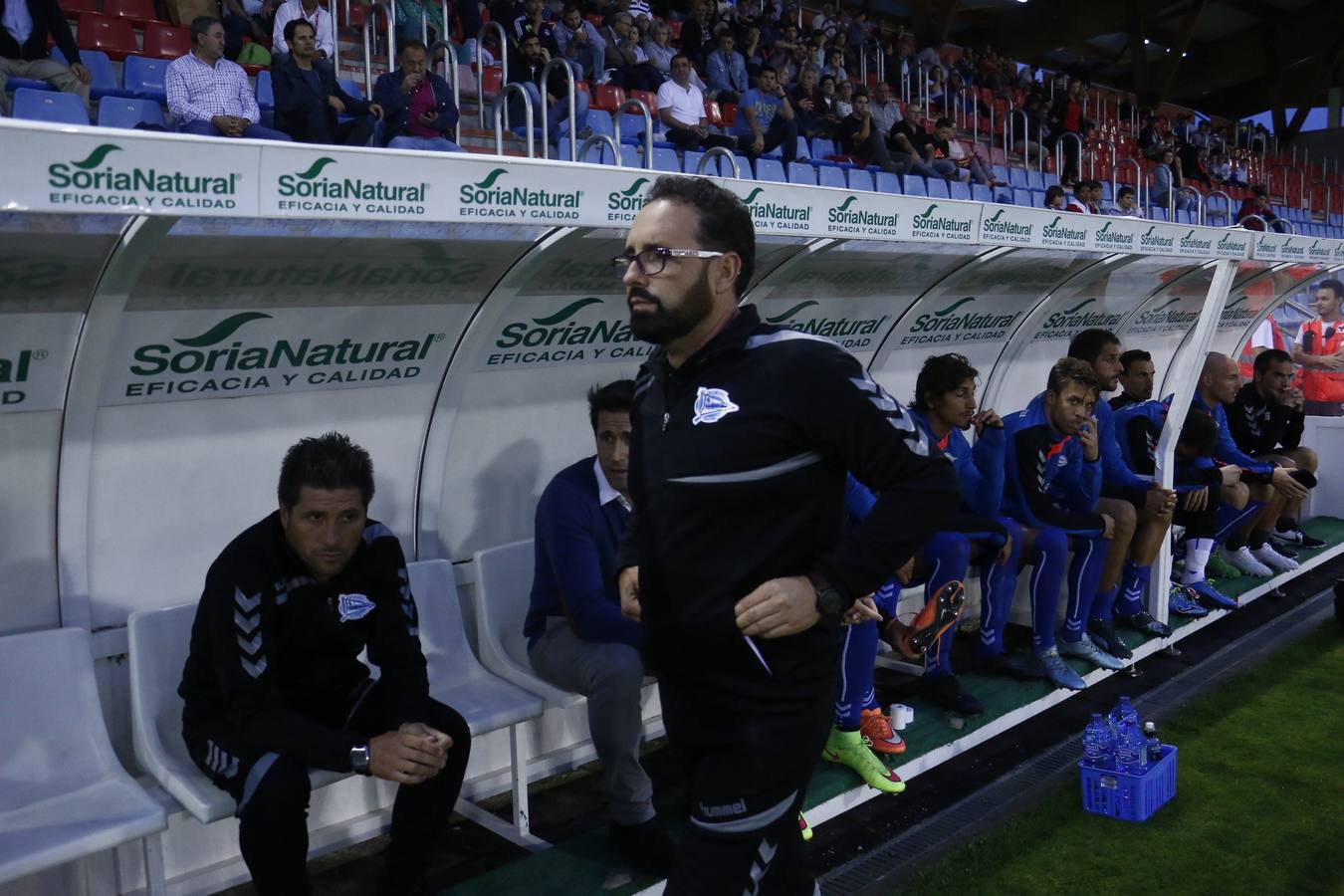 Partido de Copa entre el Numancia y el Alavés