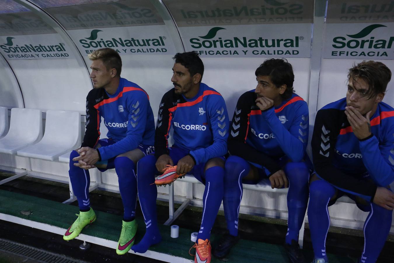 Partido de Copa entre el Numancia y el Alavés