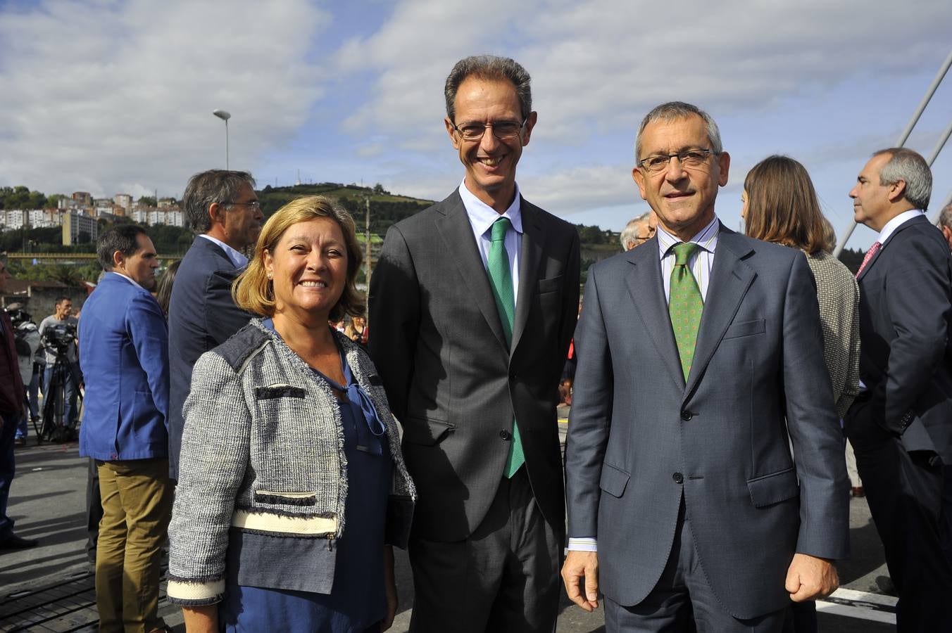 Julia Diéguez, Nicolás Guerra y Pedro Ensunza.