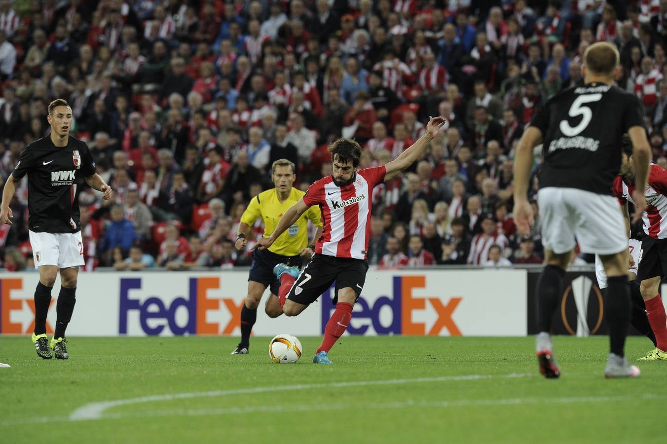 Las mejores imágenes del partido Athletic-Augsburgo