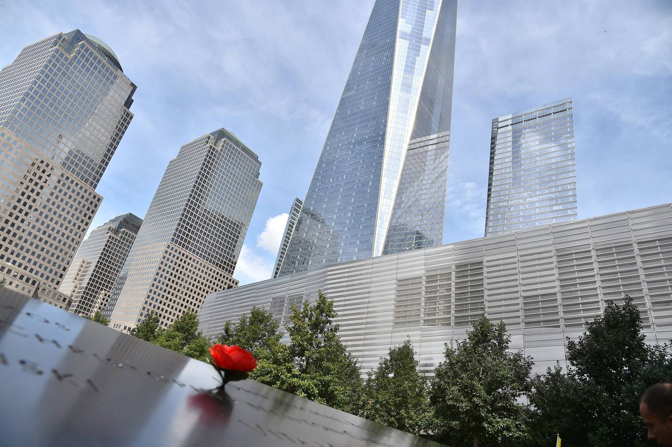 El Papa reza con líderes de otras religiones en la Zona Cero de Nueva York