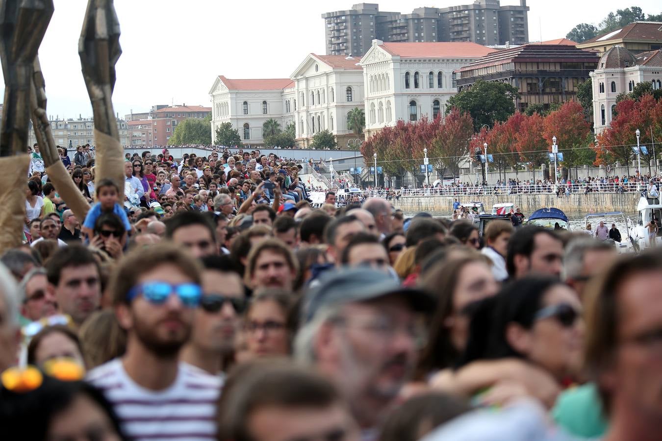 Bilbao vibra con los clavadistas