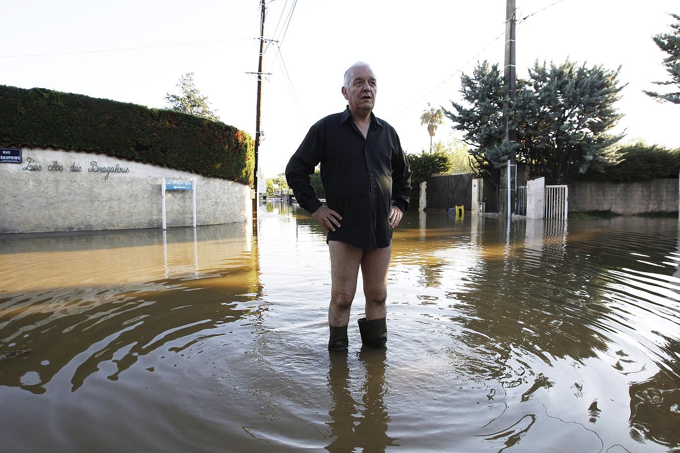 Inundaciones en el sudeste de Francia