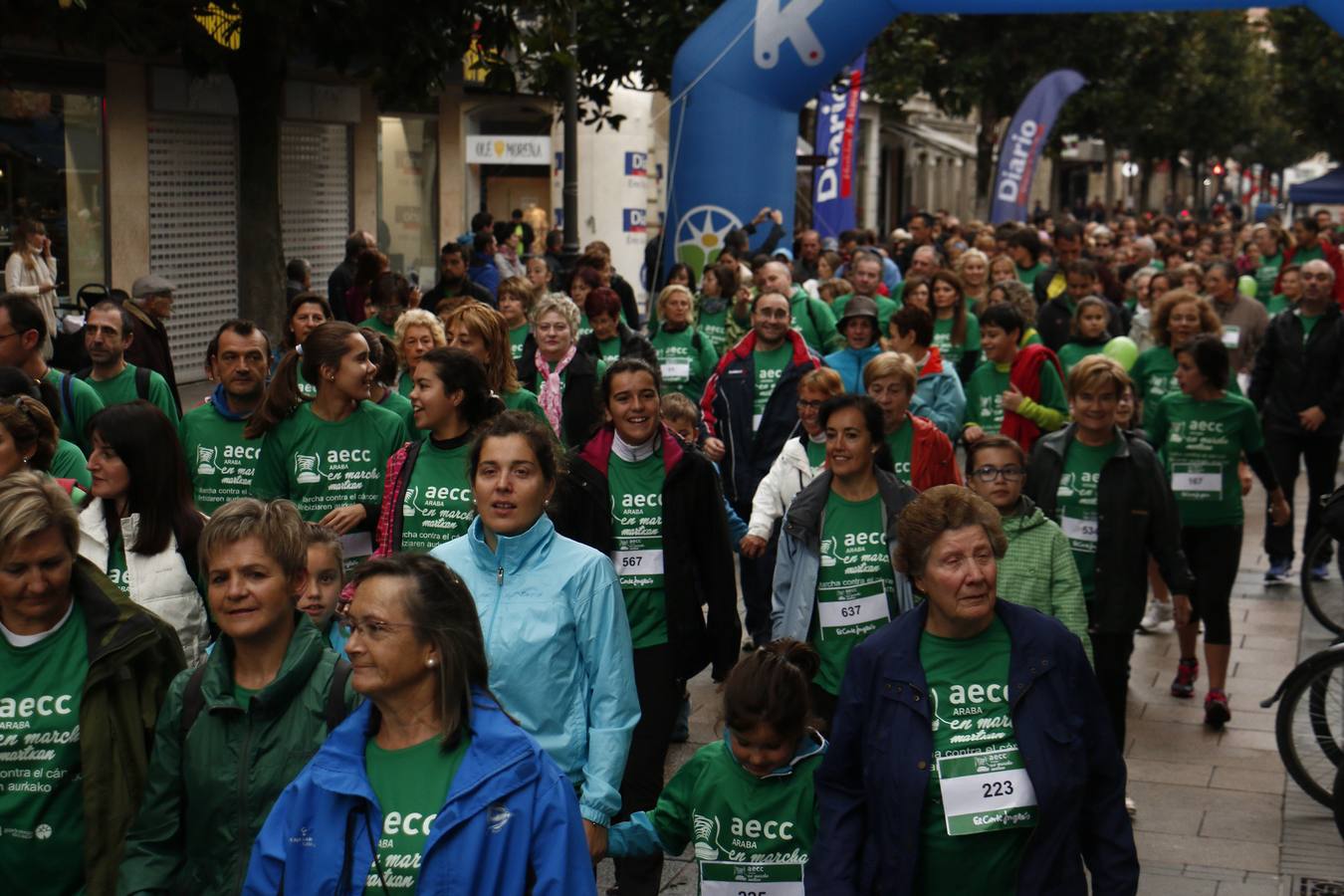 Primera Marcha contra el Cáncer de Vitoria