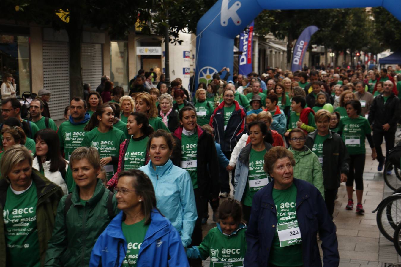 Primera Marcha contra el Cáncer de Vitoria