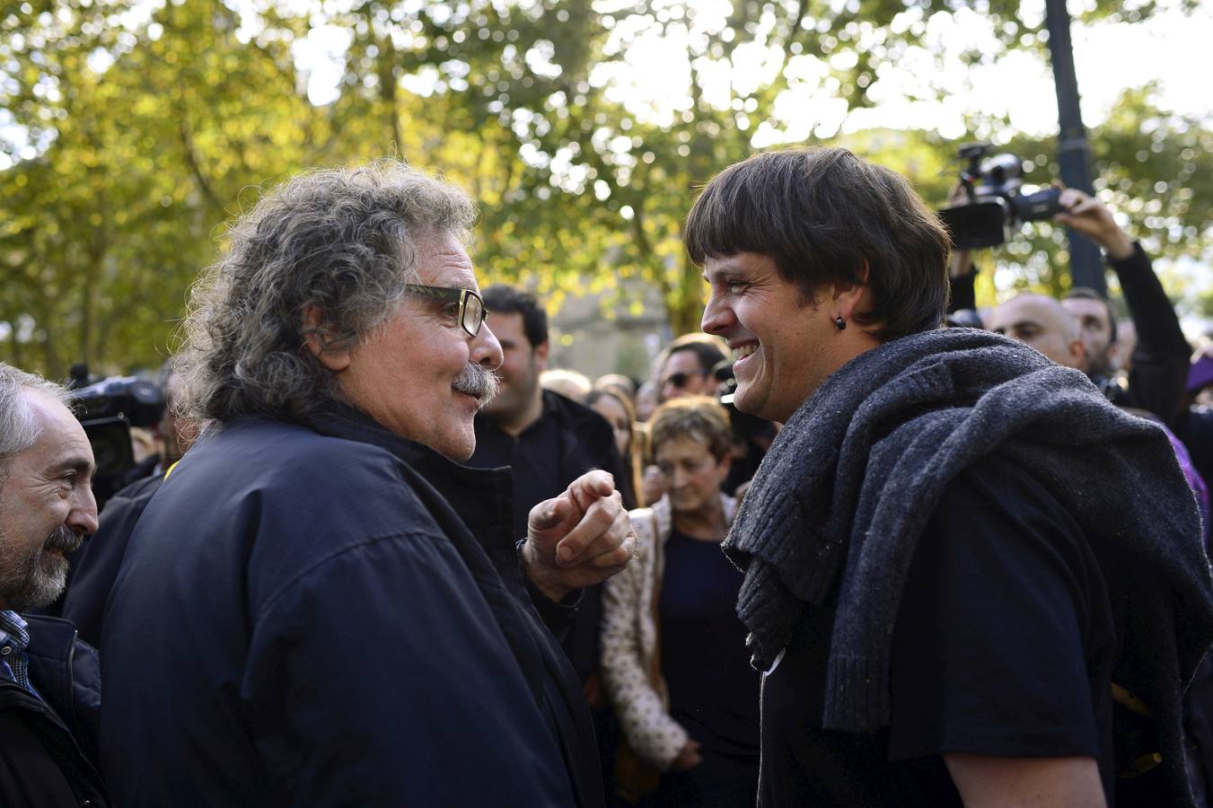 Miles de personas piden en San Sebastián la liberación de Otegi