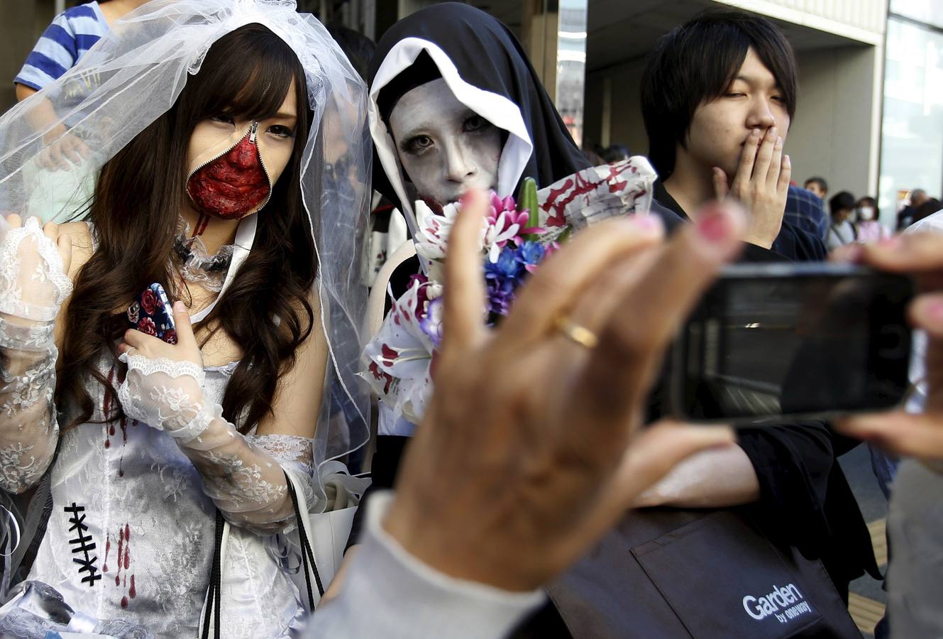 En Tokio se adelantan a Halloween