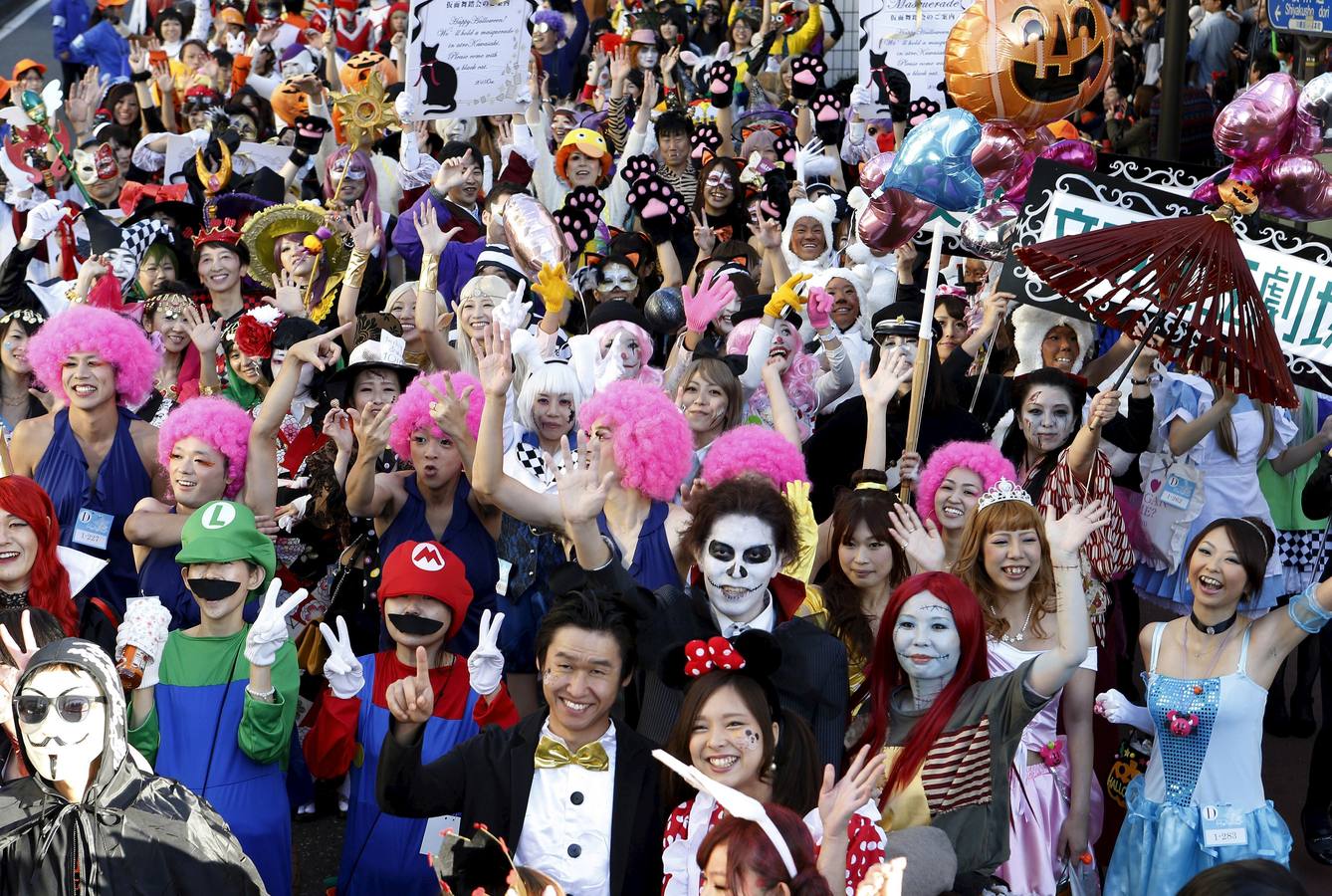 En Tokio se adelantan a Halloween