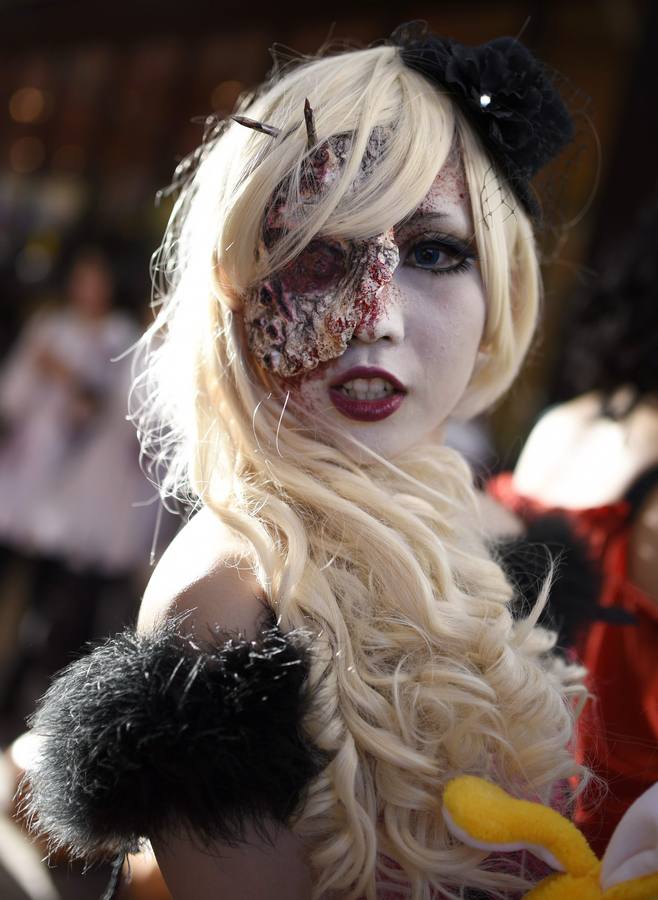 En Tokio se adelantan a Halloween
