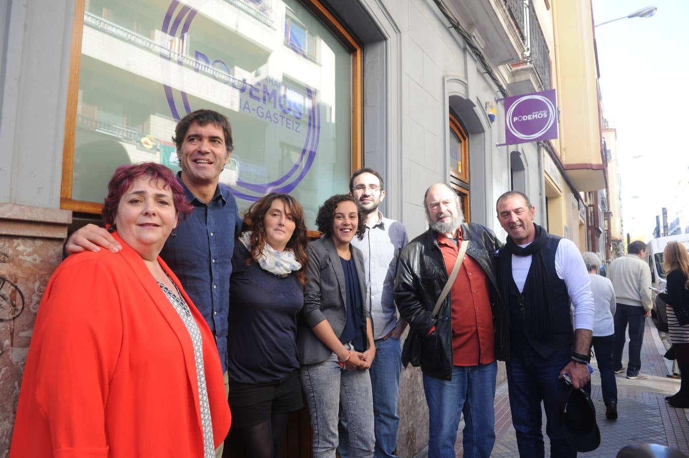 Nueva sede de Podemos en Vitoria
