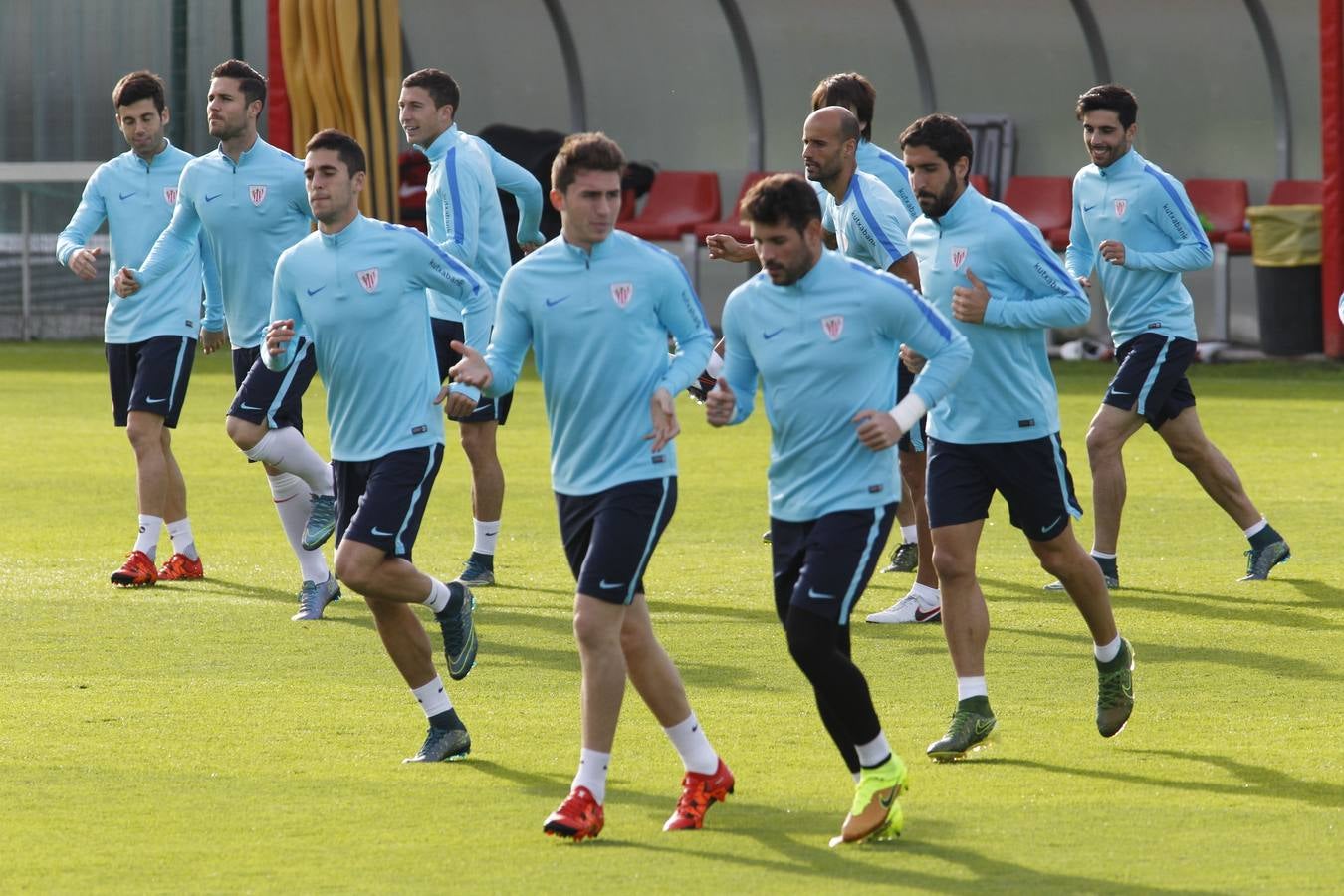El entrenamiento del Athletic, en imágenes