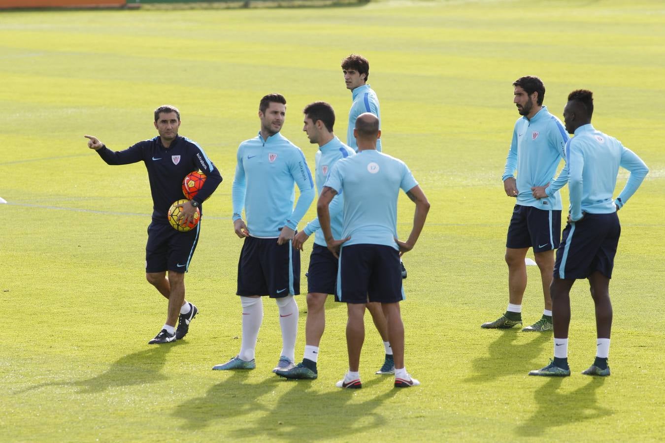 El entrenamiento del Athletic, en imágenes