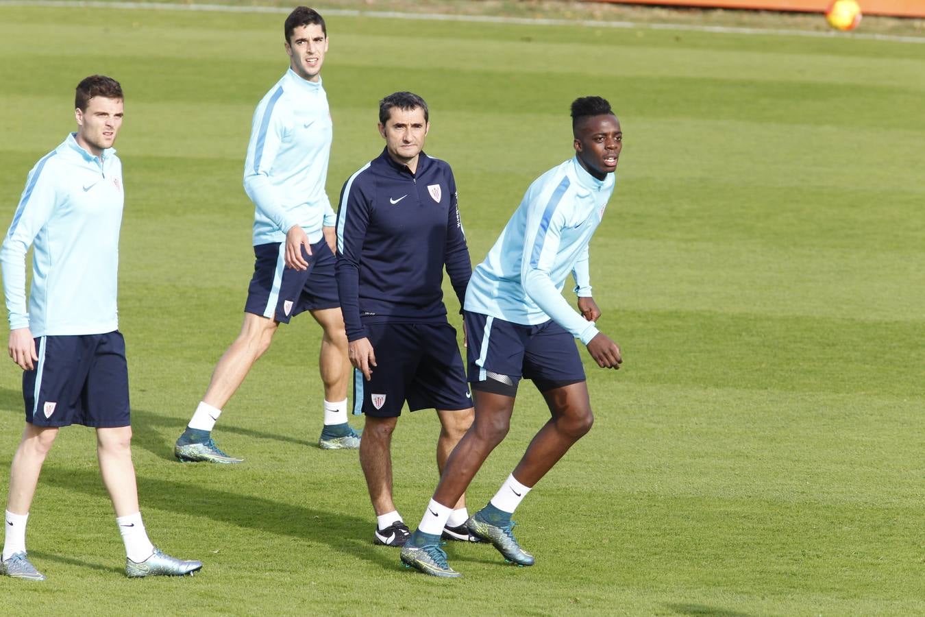 El entrenamiento del Athletic, en imágenes