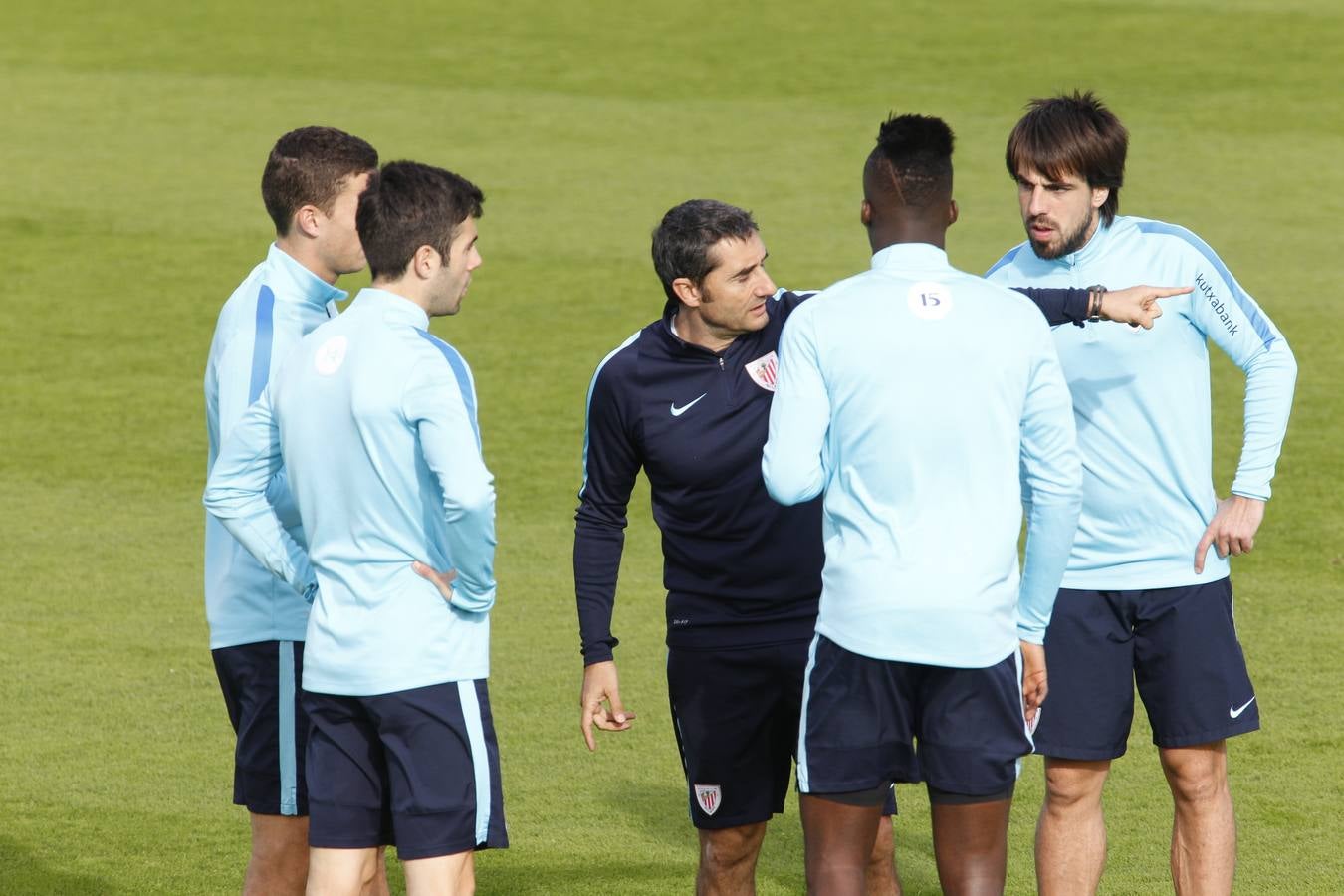 El entrenamiento del Athletic, en imágenes