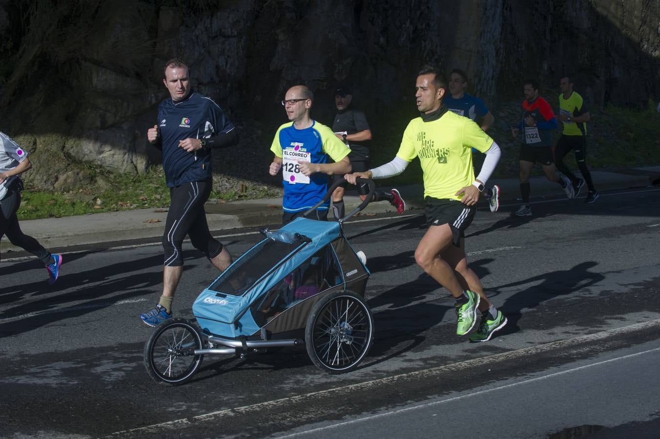 Desde Santurtzi a Bilbao con objetivos solidarios