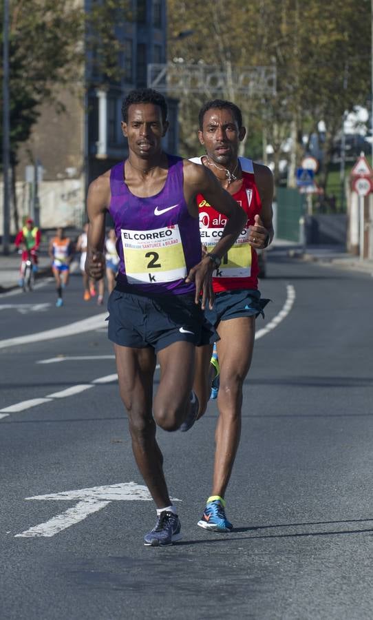 Desde Santurtzi a Bilbao con objetivos solidarios