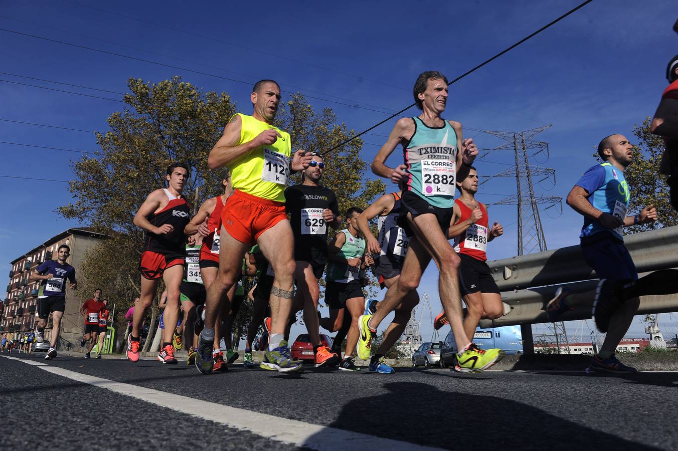 Desde Santurtzi a Bilbao con objetivos solidarios