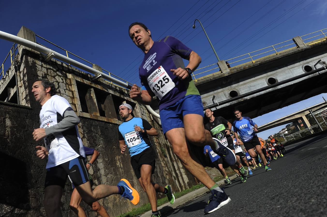 Desde Santurtzi a Bilbao con objetivos solidarios