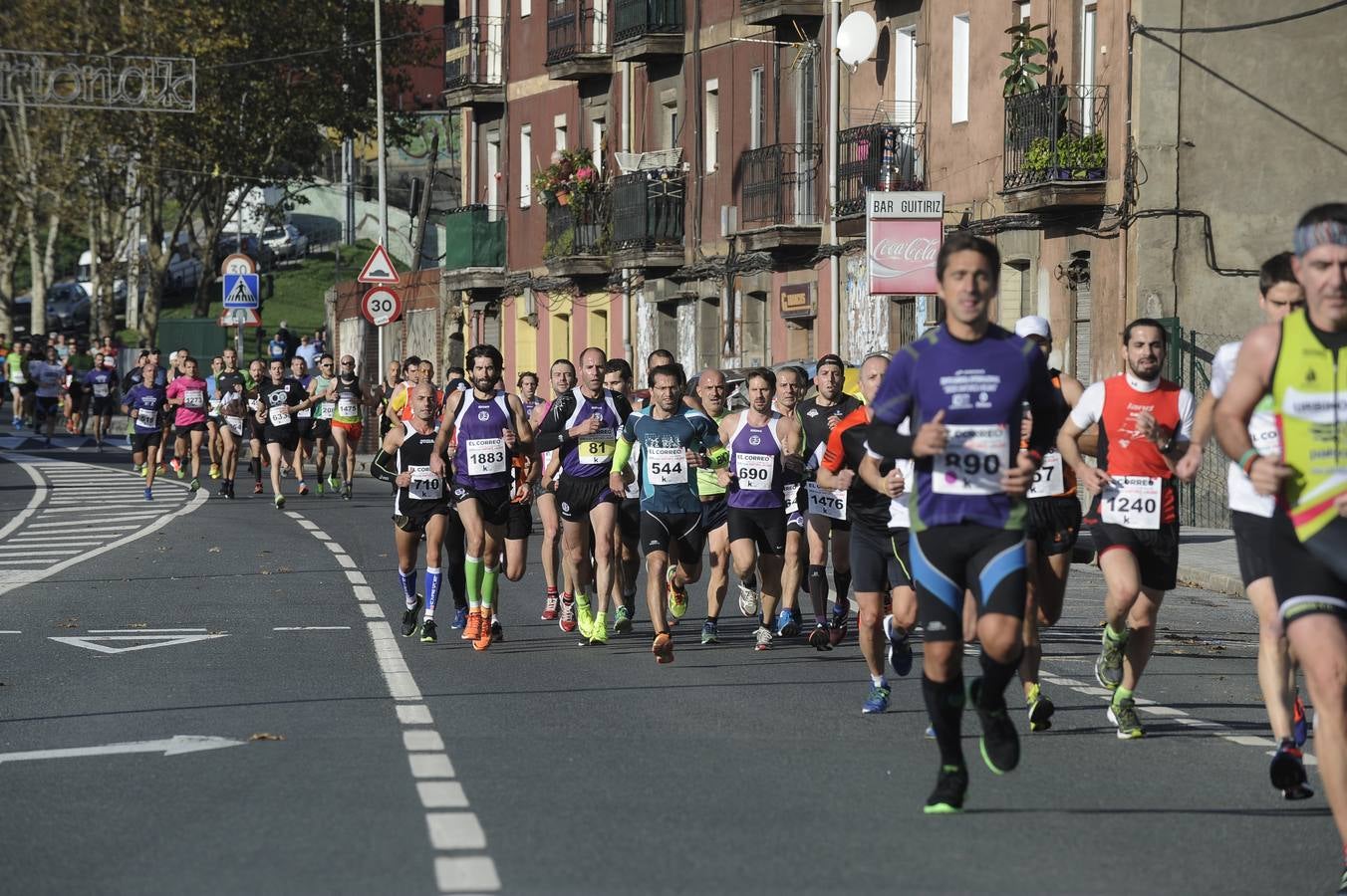 Desde Santurtzi a Bilbao con objetivos solidarios