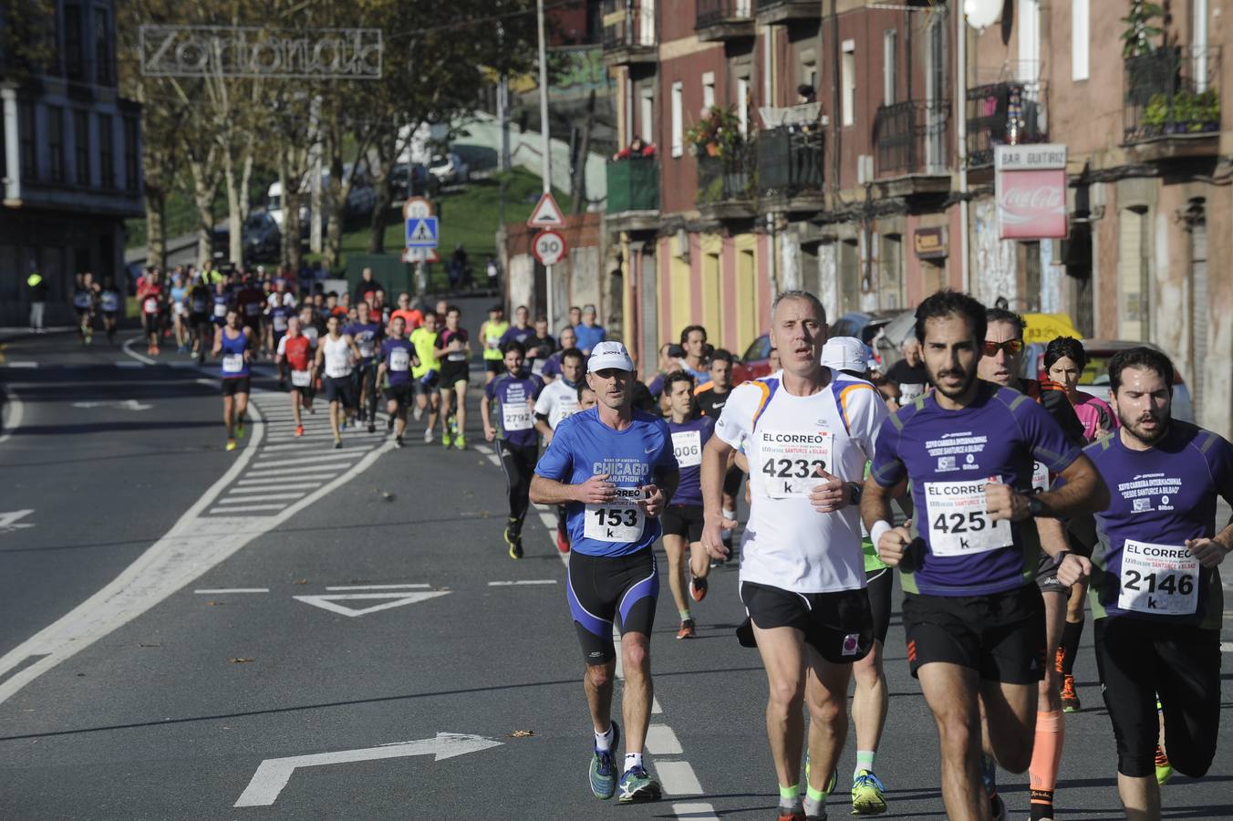 Desde Santurtzi a Bilbao con objetivos solidarios