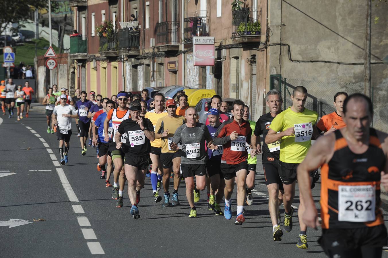 Desde Santurtzi a Bilbao con objetivos solidarios