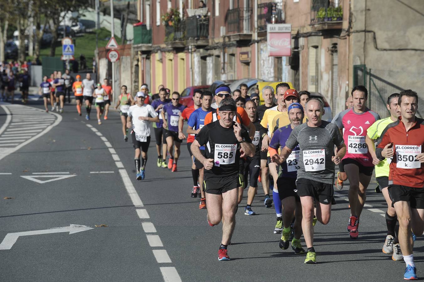 Desde Santurtzi a Bilbao con objetivos solidarios