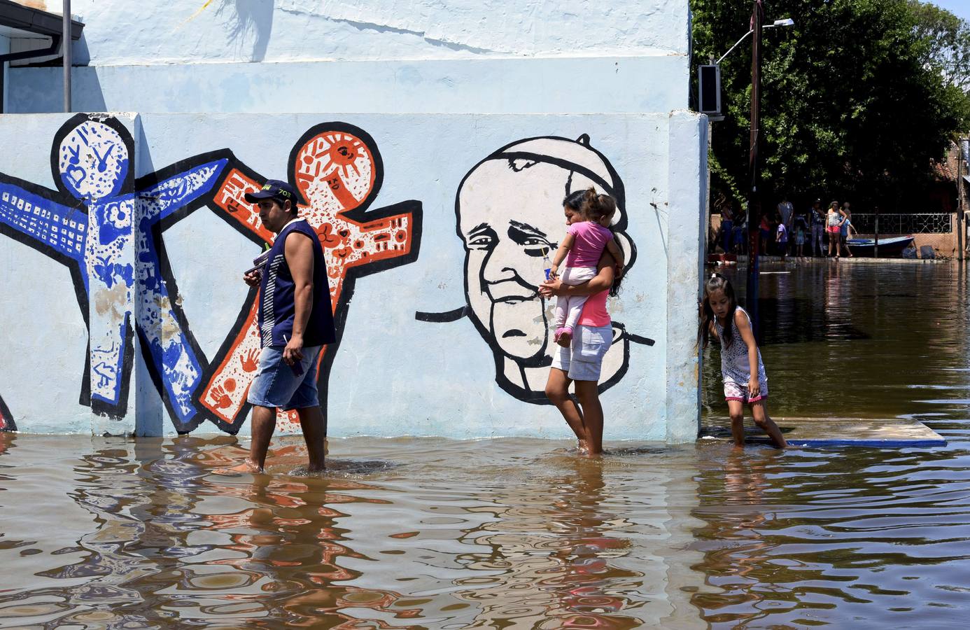 Terribles inundaciones en Asunción, Paraguay