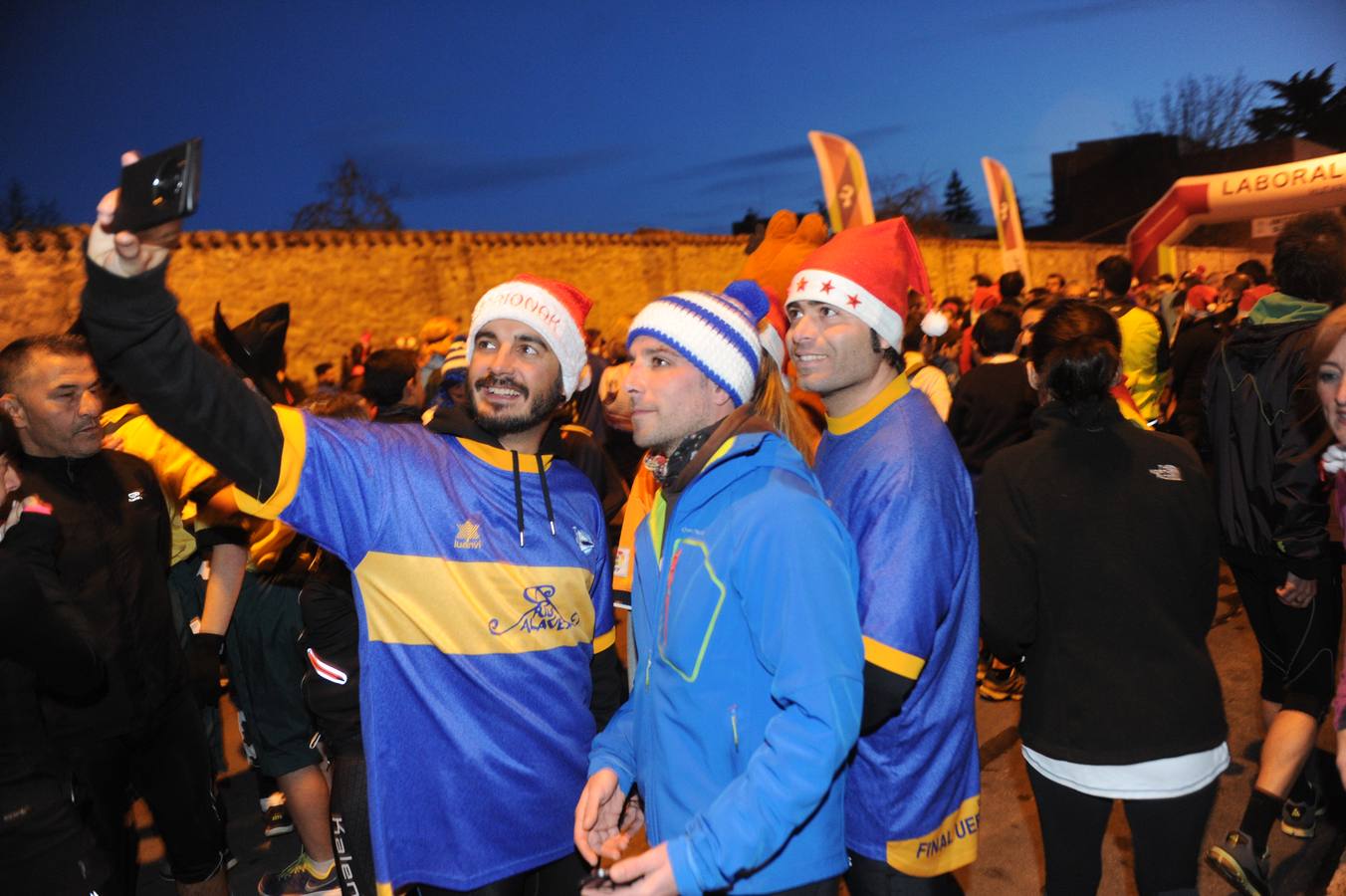 Calentamiento para la San Silvestre de Vitoria 2015