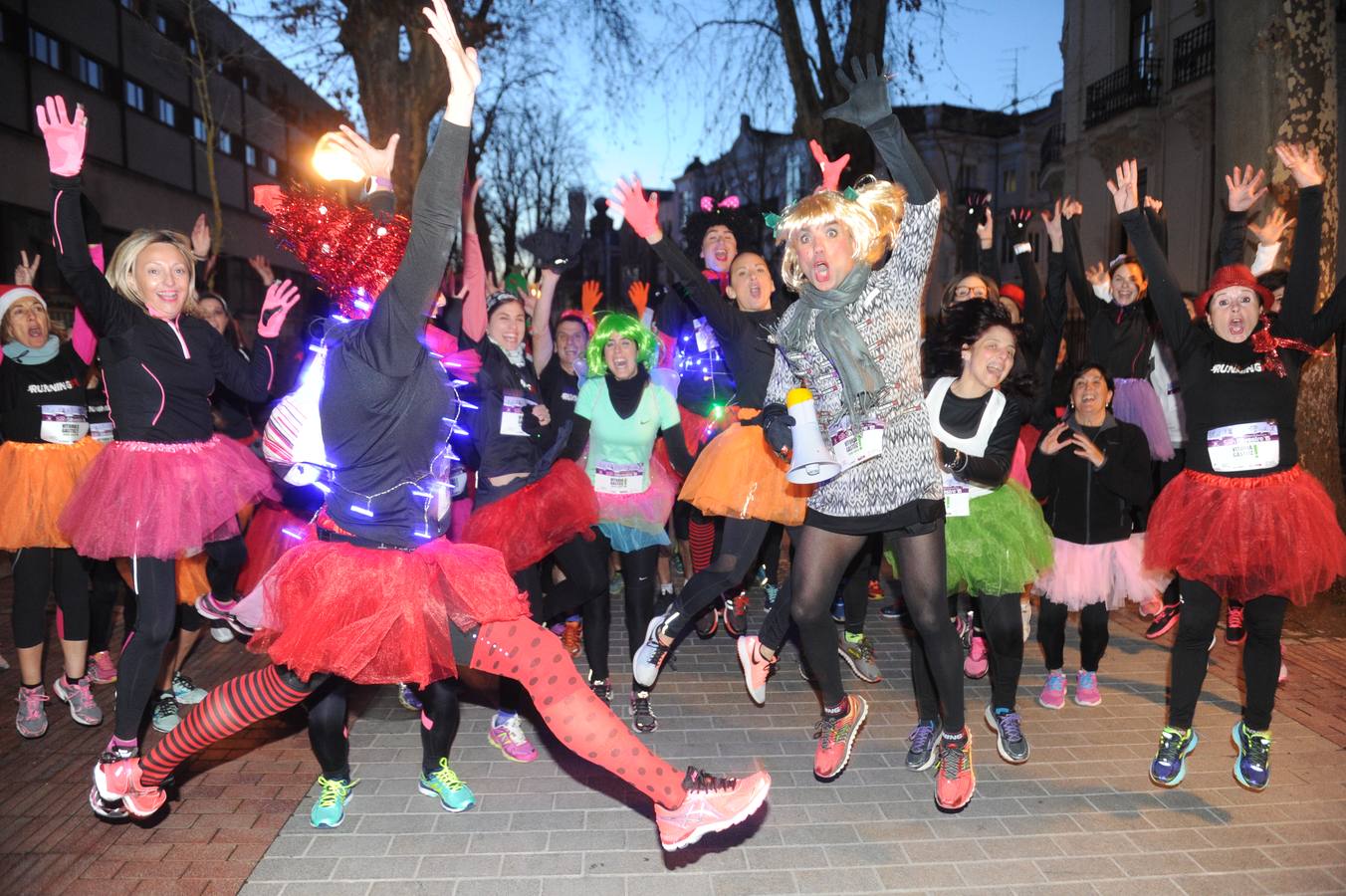 Calentamiento para la San Silvestre de Vitoria 2015
