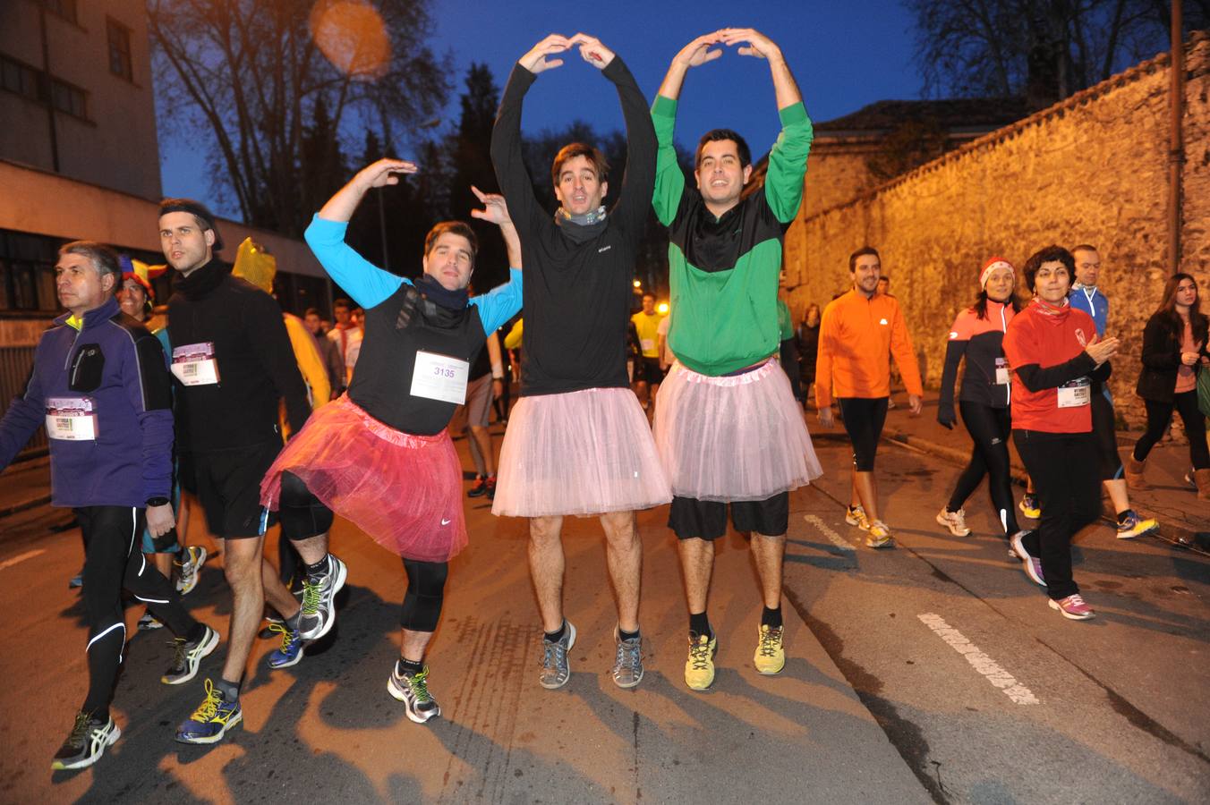 Calentamiento para la San Silvestre de Vitoria 2015