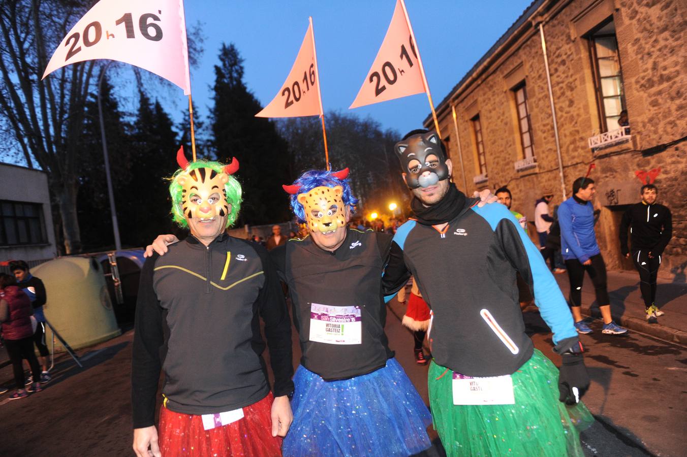 Calentamiento para la San Silvestre de Vitoria 2015