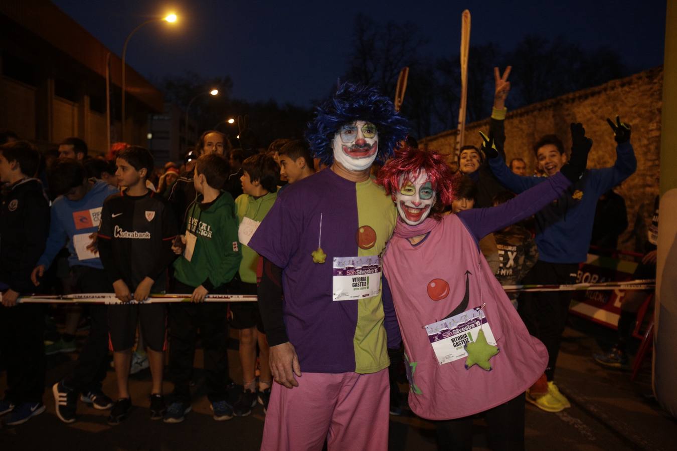 Calentamiento para la San Silvestre de Vitoria 2015